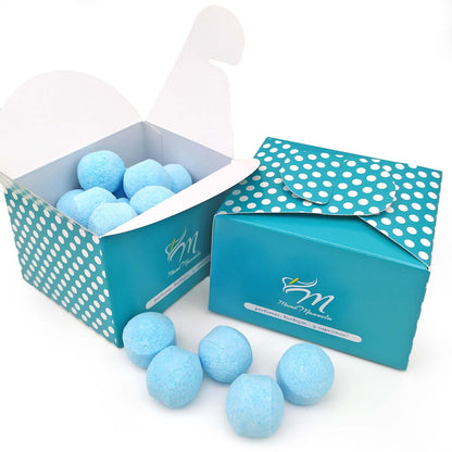 Caja 25 Mini Bombas Efervescentes Para Manicura Y Pedicura - Ablandan Durezas, Uñas Y Cutículas - Aroma Talco_0