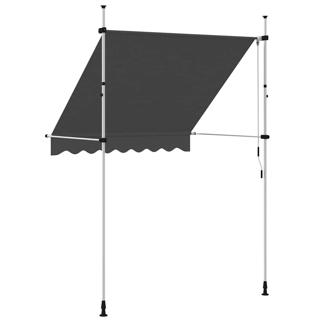 Toldo Retráctil De Operación Manual Antracita 200 Cm_4