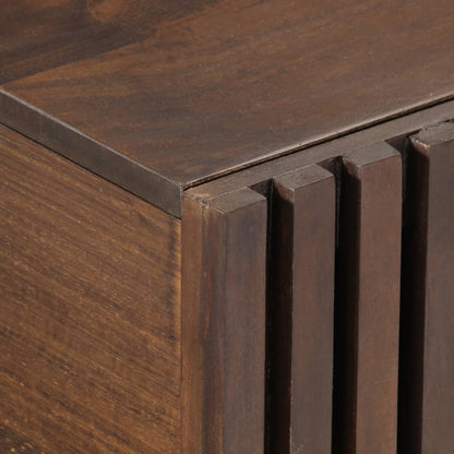 Mesa De Centro De Madera Maciza Mango Marrón 100x55x40 Cm_4