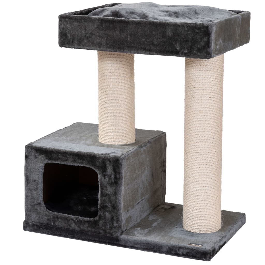Quapas! Árbol Rascador Para Gatos Bandit Gris Oscuro 76x45x82 Cm_1