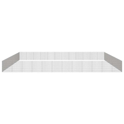 Vidaxl Recinto Corral Animales 48 Paneles Hierro Galvanizado 54x60 Cm_3