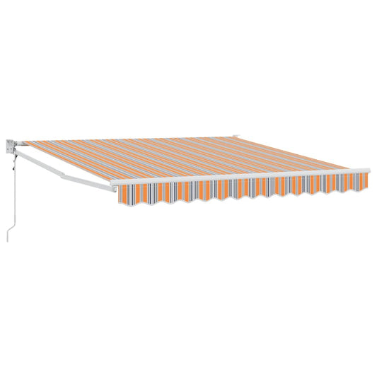 Toldo Retráctil Multicolor 300 X 250 Cm Poliéster Y Metal_0