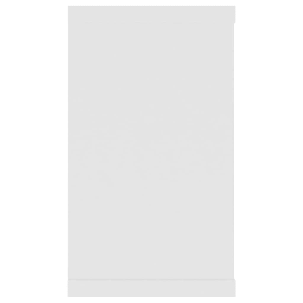 Estantes Cubo De Pared 2 Uds Contrachapado Blanco 80x15x26,5 Cm / Vetonek_2