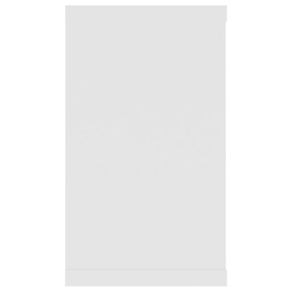 Estantes Cubo De Pared 2 Uds Contrachapado Blanco 80x15x26,5 Cm / Vetonek_2