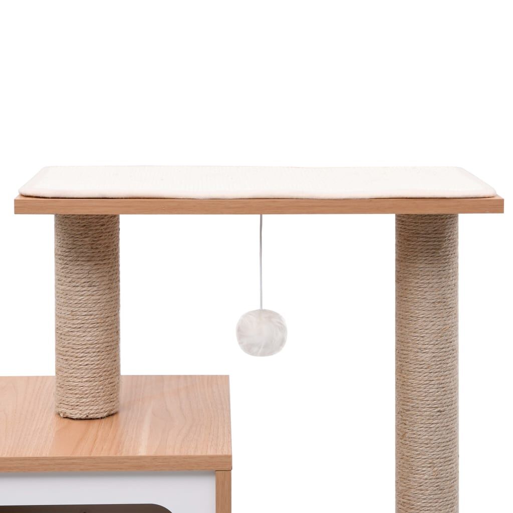 Vidaxl Rascador Para Gatos Con Alfombra Rascadora De Sisal 82 Cm_3