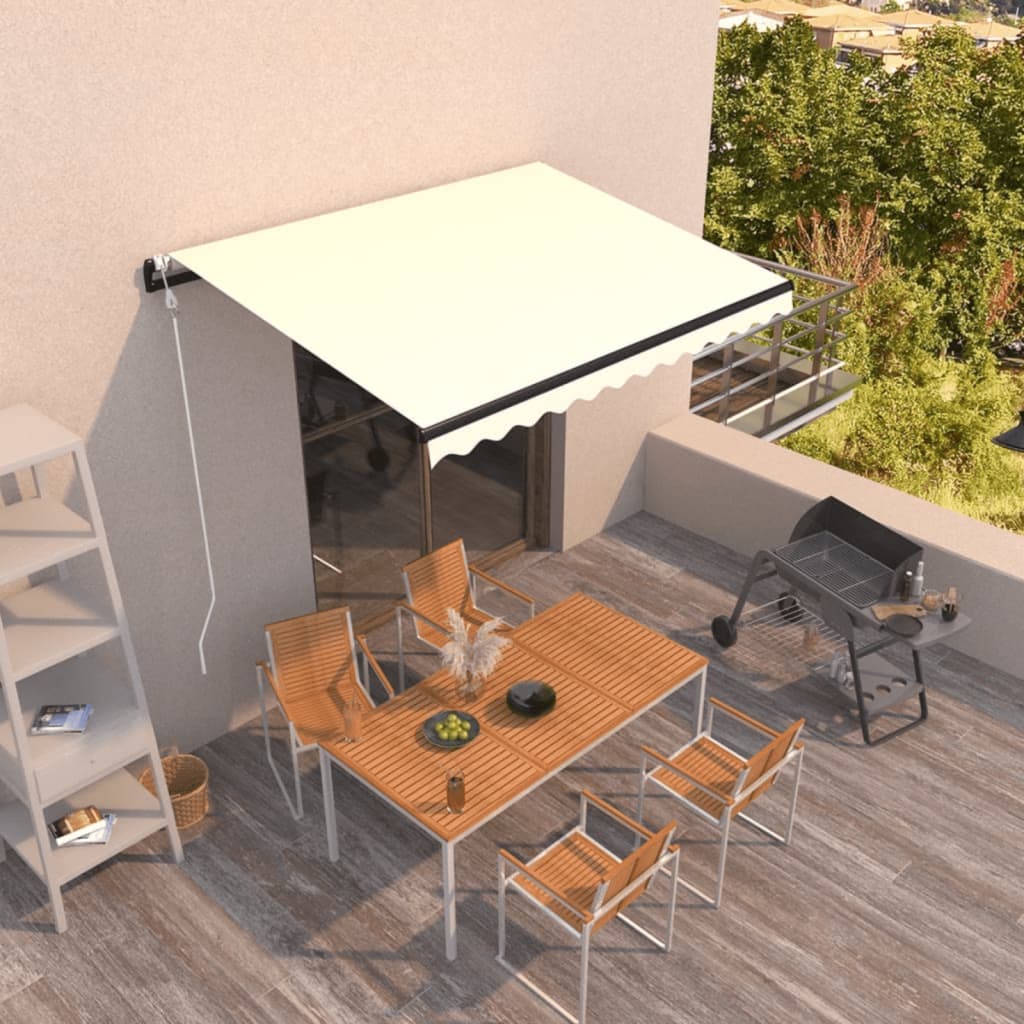 Toldo Automático Retráctil Color Crema 400x300 Cm_1
