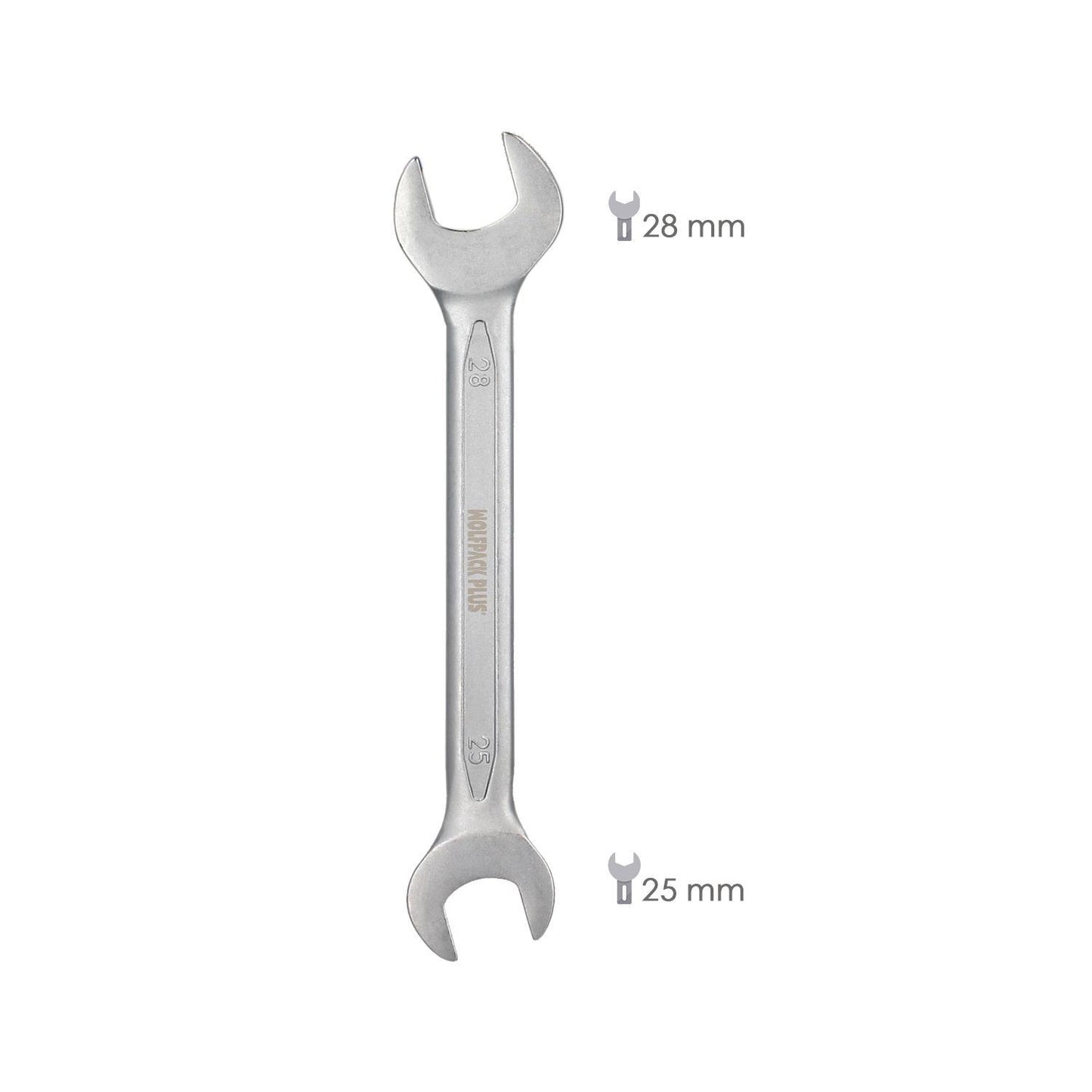 Llave Fija Plus Acero Cromo Vanadio 25x28 Din 3110. Llave Fija, Llave Fija Doble_1