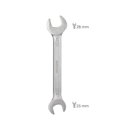 Llave Fija Plus Acero Cromo Vanadio 25x28 Din 3110. Llave Fija, Llave Fija Doble_1