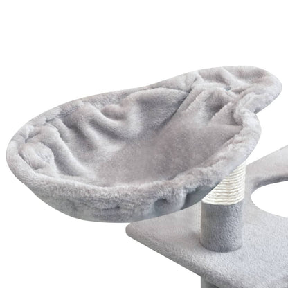 Vidaxl Rascador Para Gatos Con Poste Rascador De Sisal 150 Cm Gris_4
