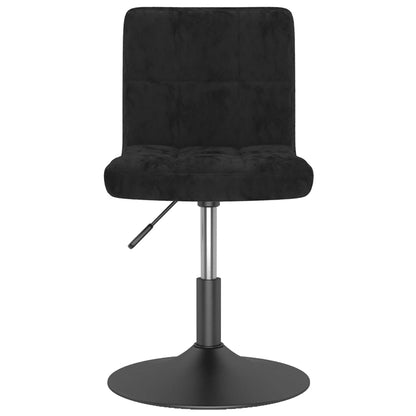 Taburete De Cocina Giratorio De Terciopelo Negro_1