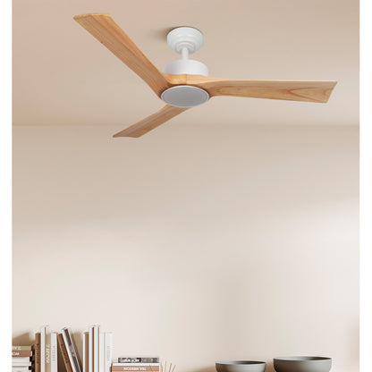 Ventilador Dc Orinoco 24w Blanco 3 Aspas Haya 107d 2424lm 3000k-6500k C/remoto, Reg. Intensidad, Temp., Mem._2