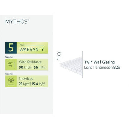 Invernadero Mythos 185x247 cm verde Canopia