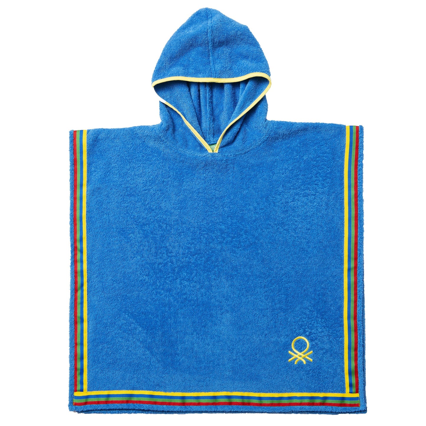 Albornoz Poncho De Niño 65x65cm 360 Gsm 100% Algodón Azul Kids_0
