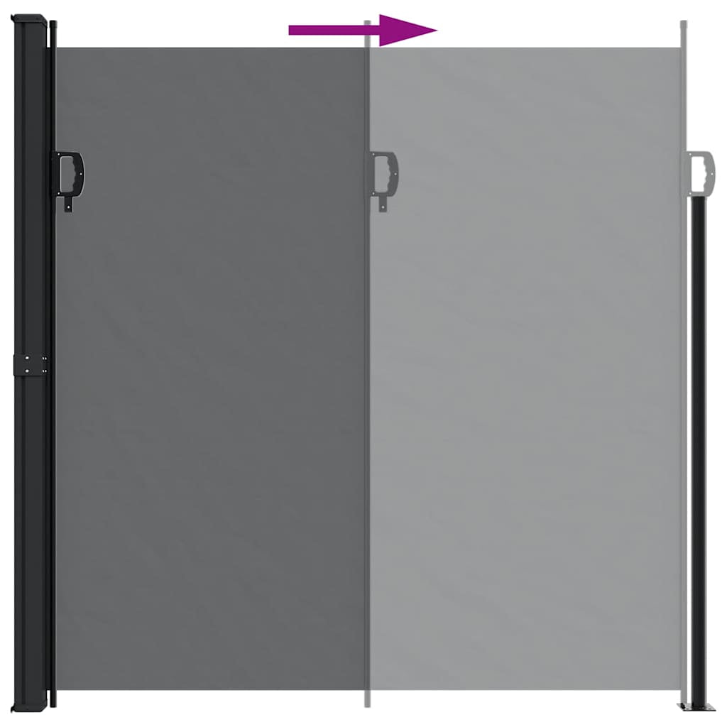 Vidaxl Toldo Lateral Retráctil Negro 200x300 Cm_4