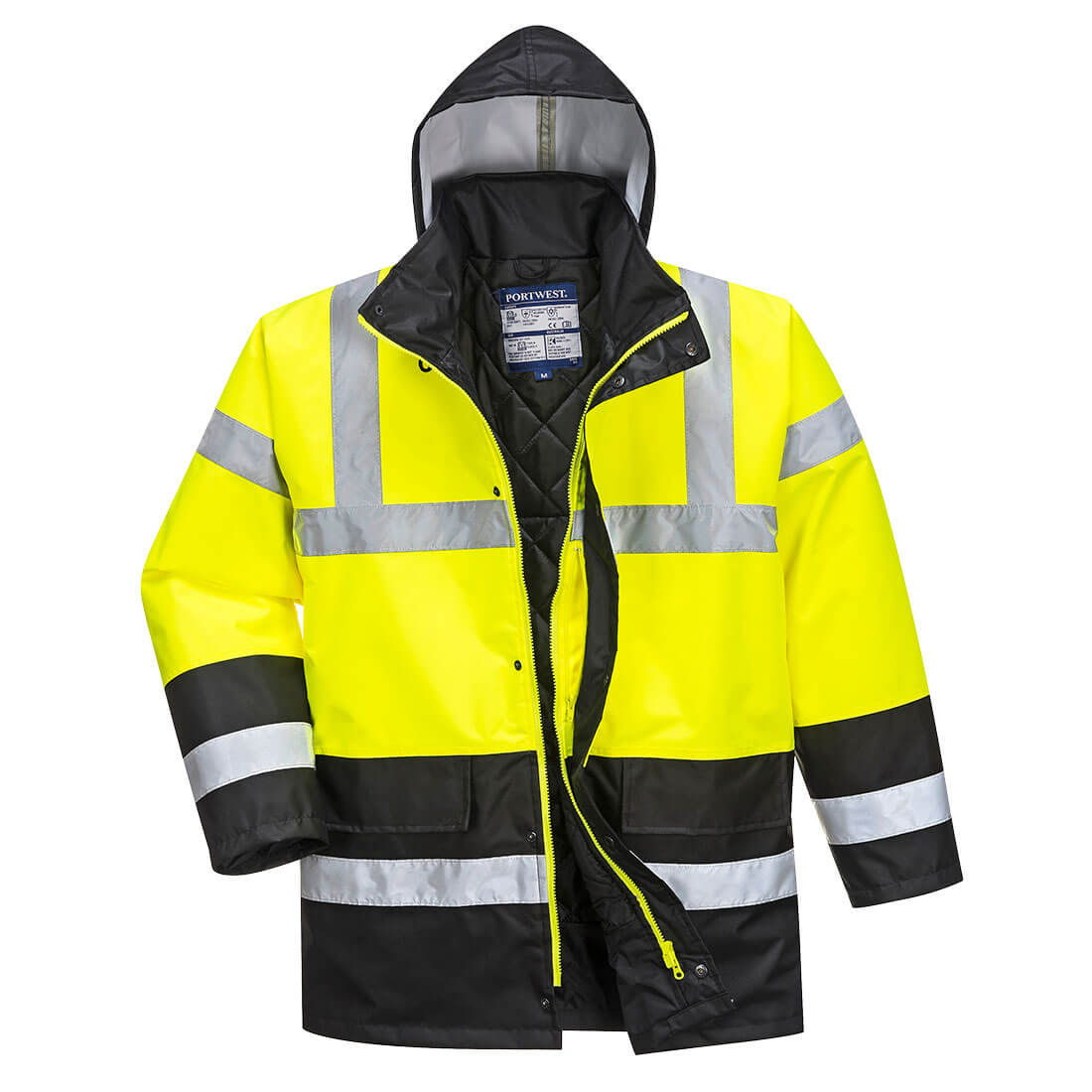 Parka De Alta Visibilidad Contrast Traffic / L / Amarillo_1