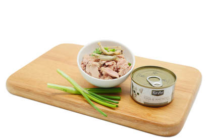 Kit Cat Lata Toppers - Atún & Anchoas 80 g Comida húmeda para gatos