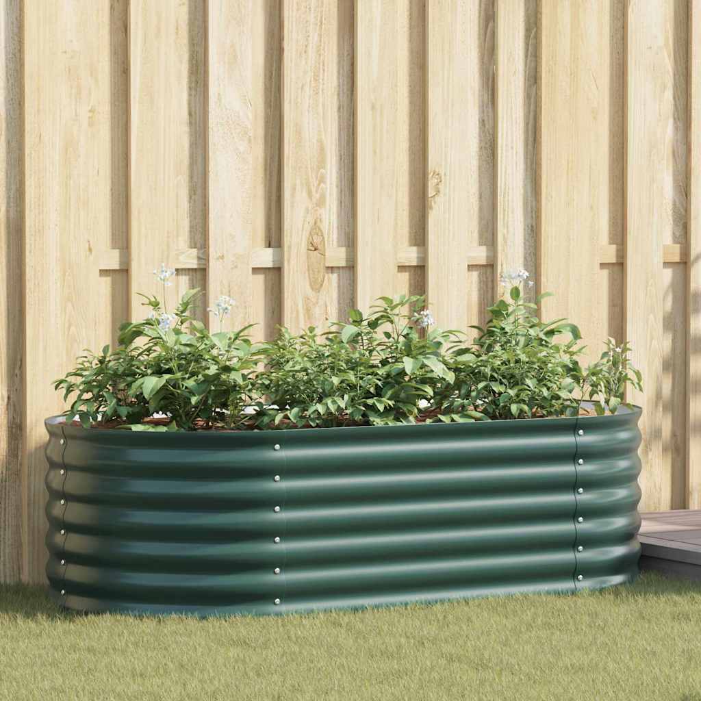 Cama Elevada Verde 160 X 80 X 44 Cm Acero_1