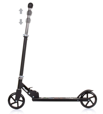 Patinete Infantil Sharky Hasta 100 Kg Plegable Black_2