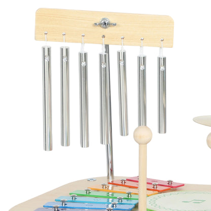 Aiyaplay Instrumentos Musicales Infantiles De Madera Con Tambor Y Xilófono_3
