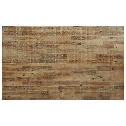 Mesa De Comedor Madera Maciza De Acacia 150x90x75 Cm_4