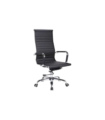 Silla Despacho Giratoria Elevable Acabado Negro, 60 Cm(ancho) 108-115 Cm(altura) 66 Cm(fon_0