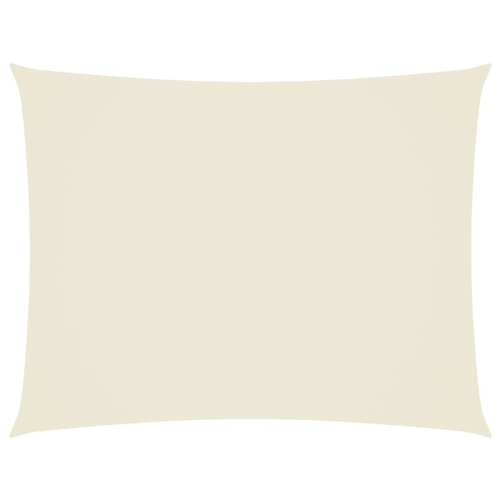 Vidaxl Toldo De Vela Rectangular Tela Oxford Color Crema 4x6 M_0