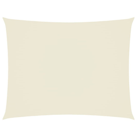Vidaxl Toldo De Vela Rectangular Tela Oxford Color Crema 4x6 M_0