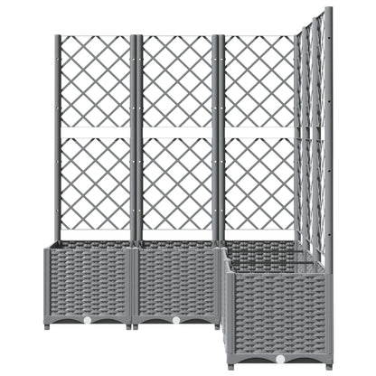 Macetero De Jardín Gris Claro 120 X 120 X 136 Cm_2