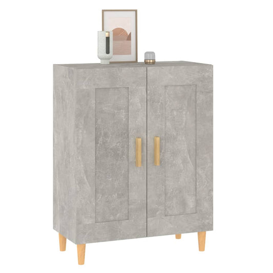 Aparador De Madera Contrachapada Gris Hormigón 69,5x34x90 Cm / Vetonek_0