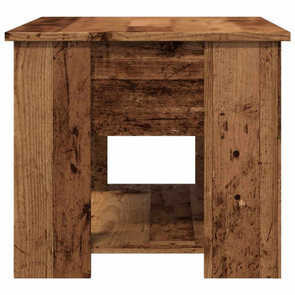 Mesa De Centro Madera De Ingeniería Madera Antigua 79x49x41 Cm_4