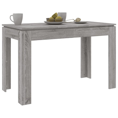 Mesa De Comedor Madera De Ingeniería Sonoma Gris 120x60x76 Cm_1