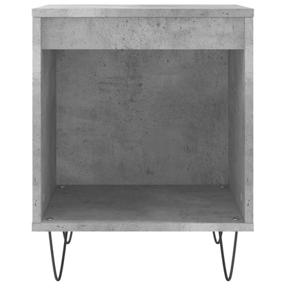 Mesitas Noche 2 Uds Madera Ingeniería Gris Hormigón 40x35x50 Cm_3