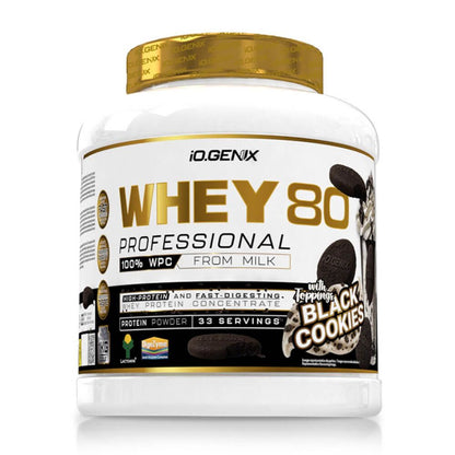 Whey 80 Profesional - 1kg - Black Cookies - Proteina De Suero Whey - Io.genix_0
