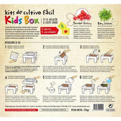 Kit de cultivo para niños Seed Box Kids Batlle