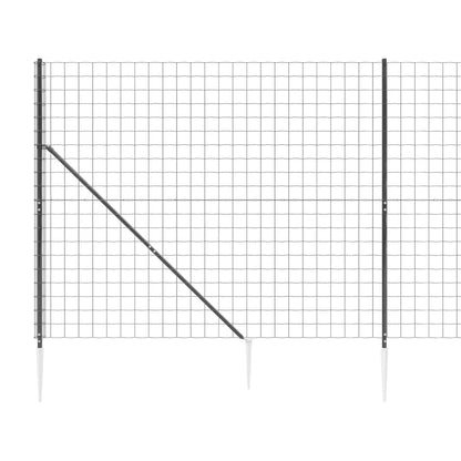 Cerca De Alambre Con Pinchos De Anclaje Gris Antracita 1,8x25 M / Vetonek_4
