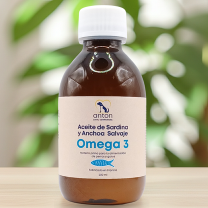 Suplemento natural Omega-3 para perros y gatos – Aceite de sardina y anchoa salvaje 200 ml_5