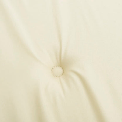 Vidaxl Cojines De Silla De Jardín 2 Uds Tela Oxford Crema 50x50x3 Cm_5