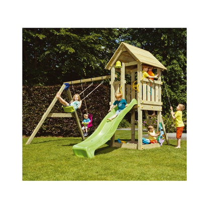 Parque Infantil Masgames Kiosk L Con Columpio Doble.