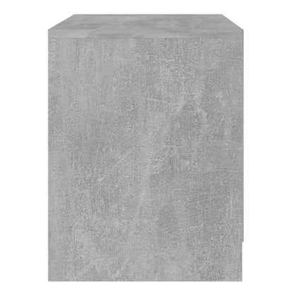 Mesita De Noche Madera Ingeniería Gris Hormigón 45x34,5x44,5 Cm_3
