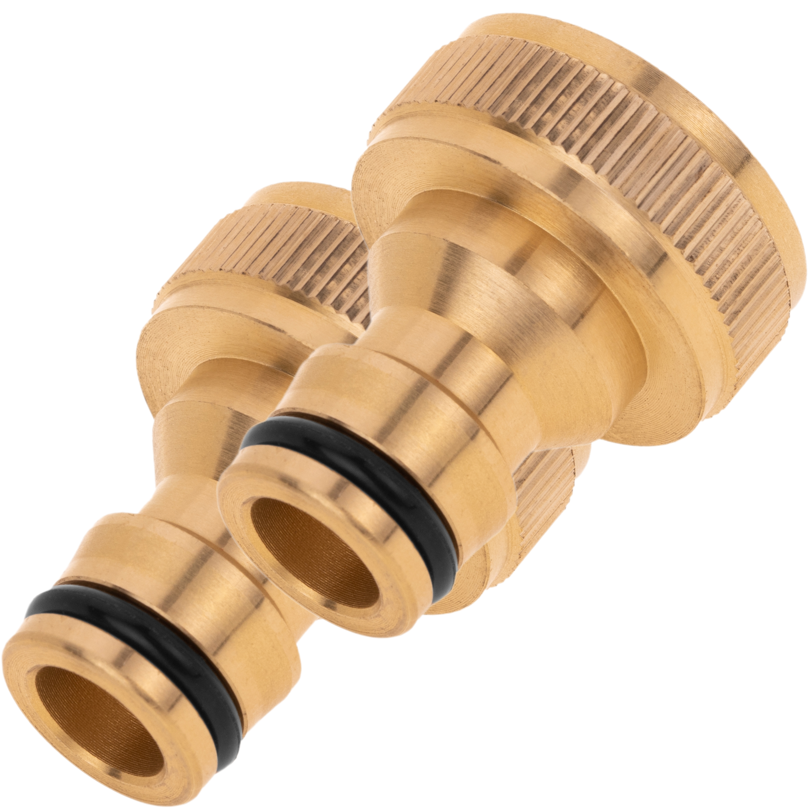 Pack De 2 Unidades Adaptador De Grifo Con Rosca Hembra De 3/4“ De Latón_0