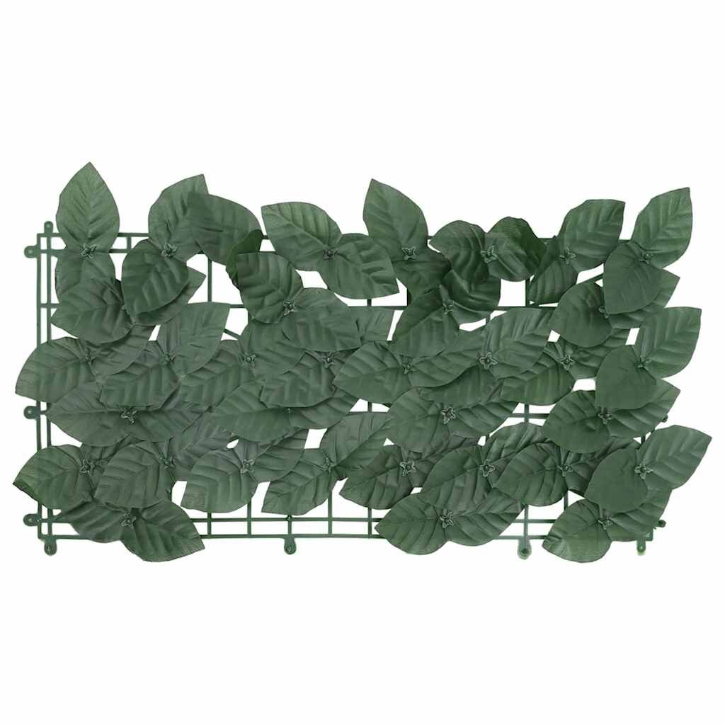 Vidaxl Toldo Para Balcón Con Hojas Verde Oscuro 600x150 Cm_1