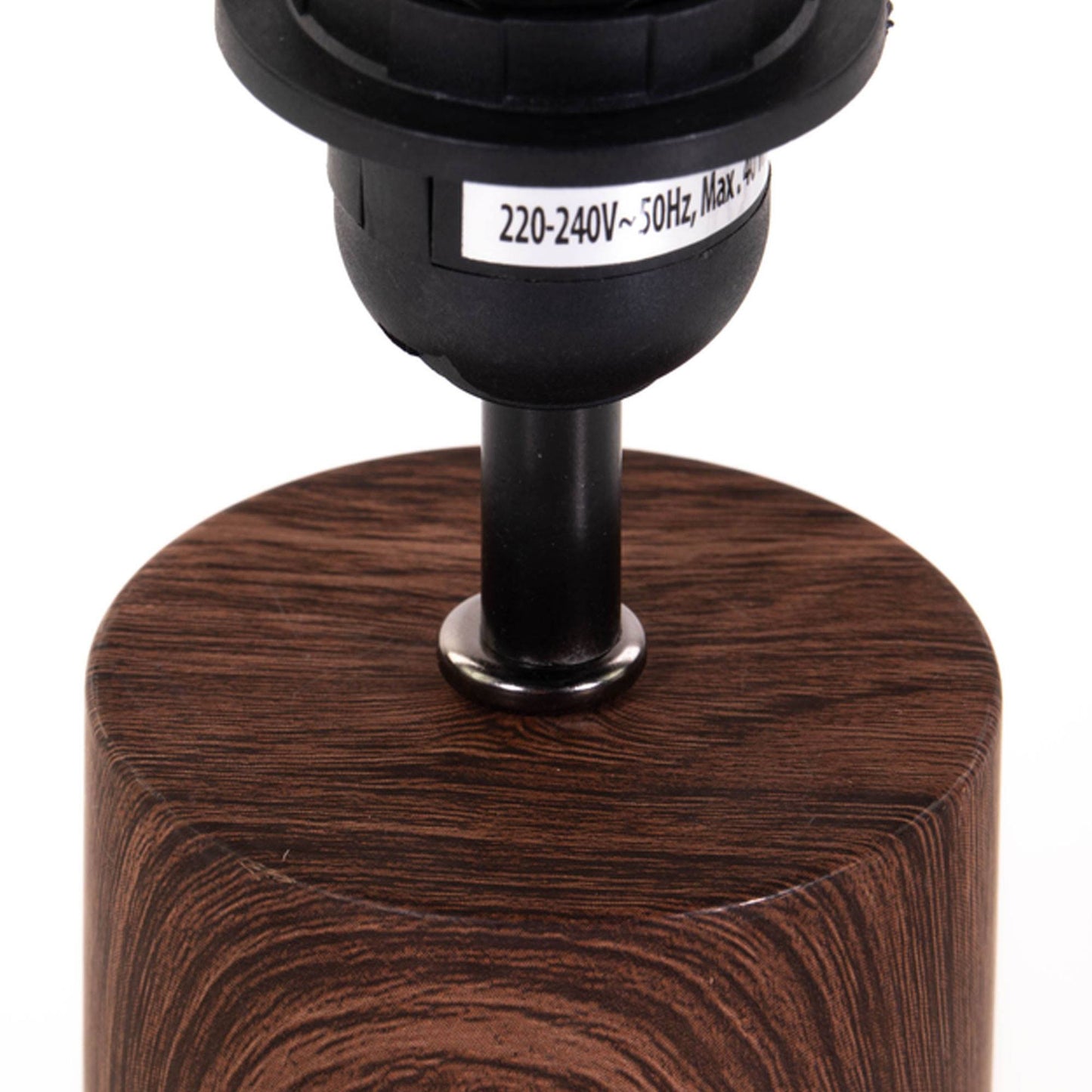 Well Home Lampara De Sobremesa Con Base Metálica Ø18x29,5cm