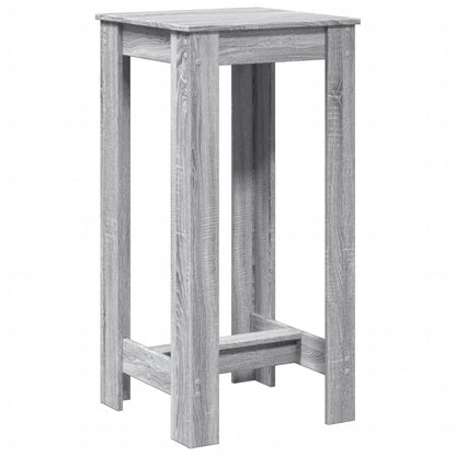 Mesa Alta De Bar Madera Ingeniería Gris Sonoma 51x50x103,5 Cm_4