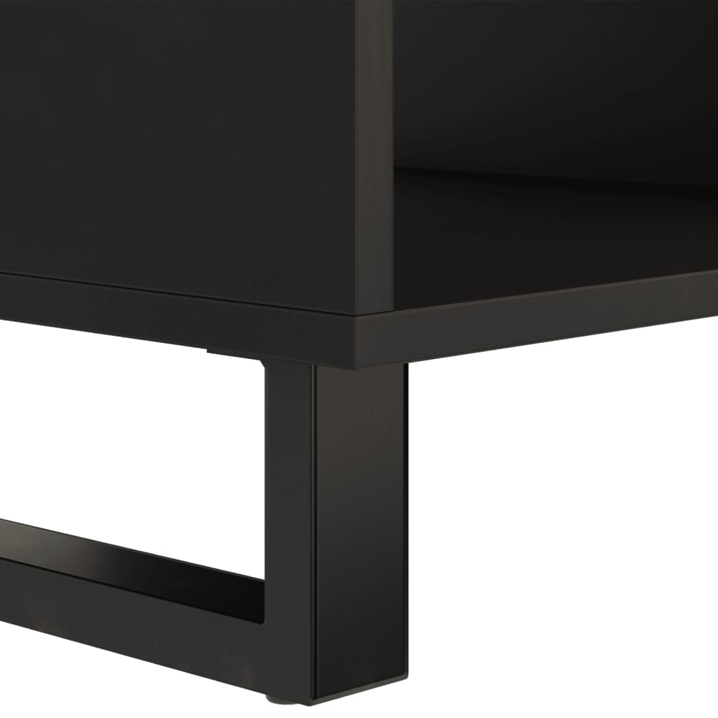 Mesa De Centro De Madera Maciza Reciclada 90x50x40 Cm_4