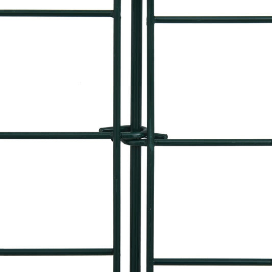 Set De Valla De Jardín Arqueada Verde 77,5x78,5 Cm / Vetonek_0