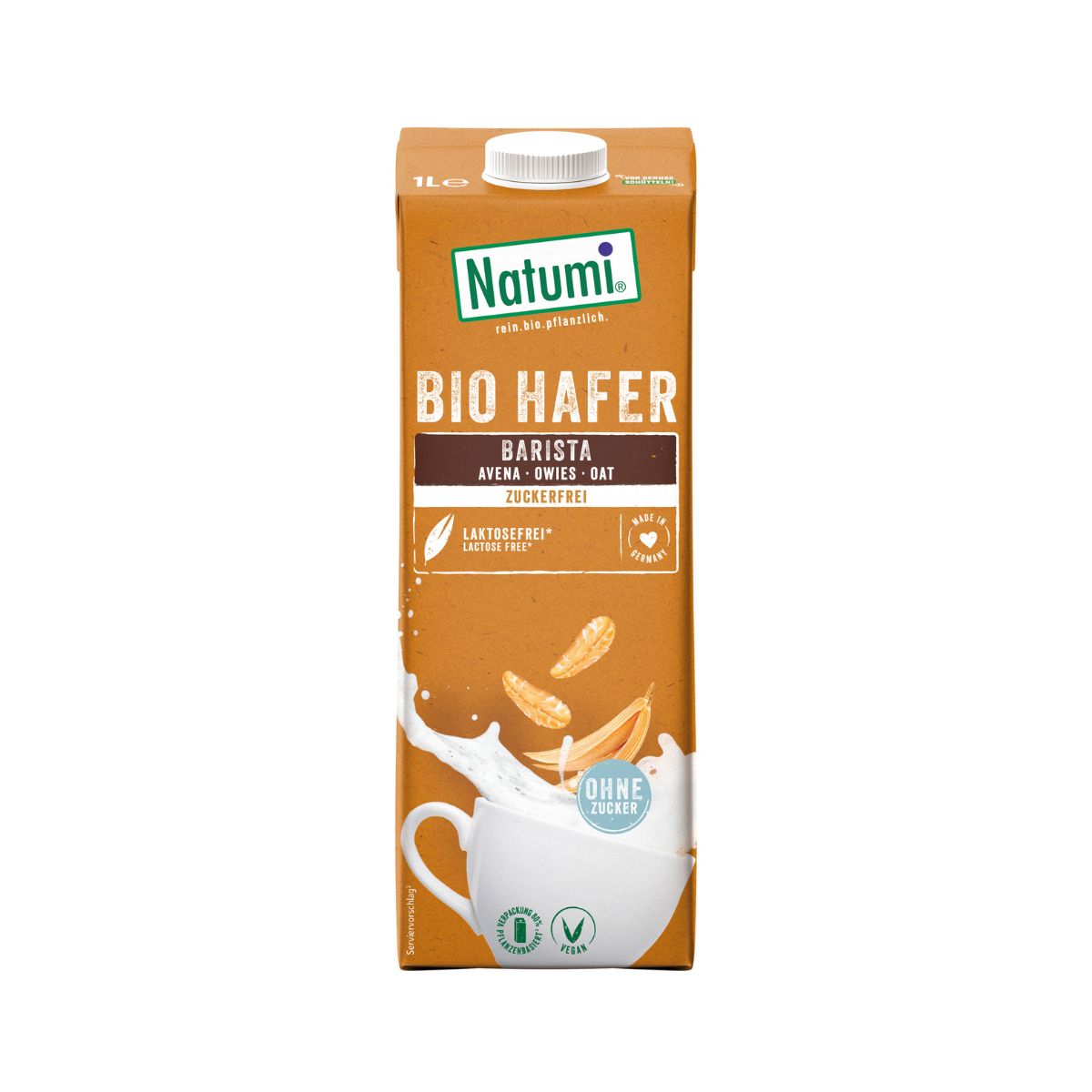 Bebida de Avena Barista sin azúcar BIO Natumi 1 L