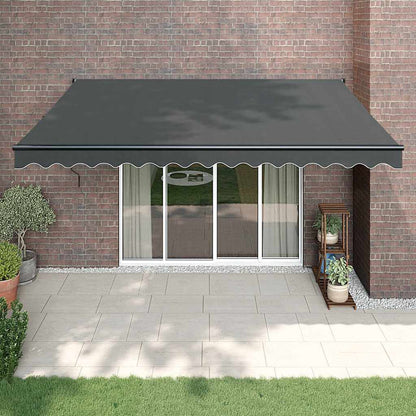 Toldo Retráctil Automático Gris Antracita 4,5x3 M_1