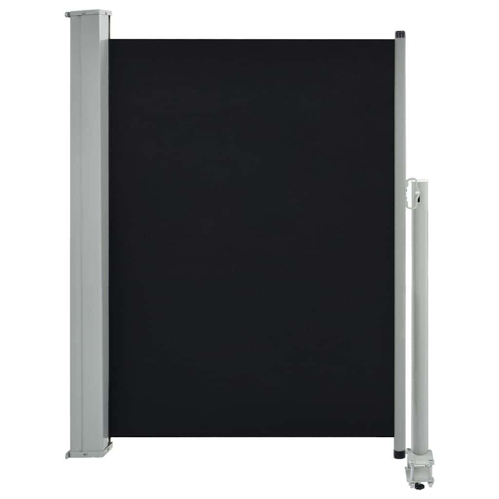 Vidaxl Toldo Lateral Retráctil Para Patio 100x300 Cm Negro_0
