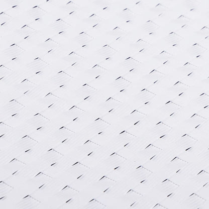 Toldo Para Balcón Ratán Sintético Blanco 1000x90 Cm / Vetonek_2