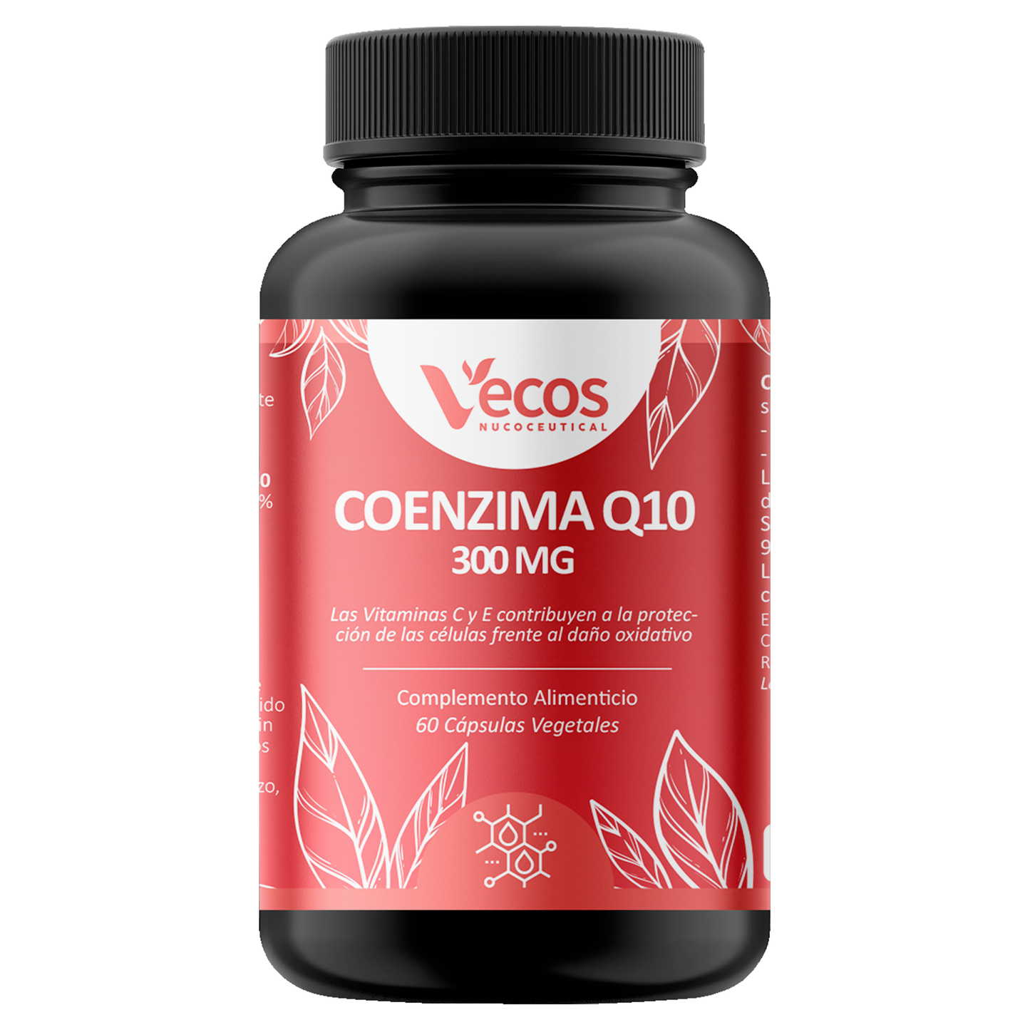 Coenzima Q10 300 Mg Vecos | Rendimiento Físico, Corazon Saludable Y Apoyo Energético_0